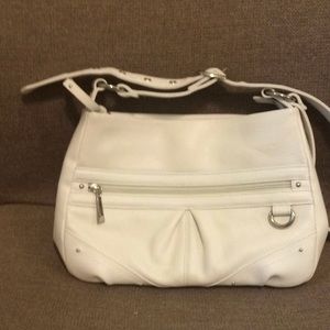 Stone & Co White Leather Shoulder Bag